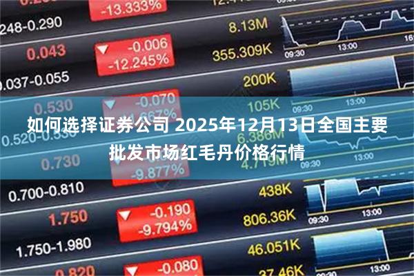 如何选择证券公司 2025年12月13日全国主要批发市场红毛丹价格行情